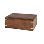 Roswwood Pet Urn with Nameplate Logo, Date, and Lovely Name