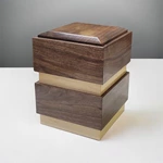 Wooden Cremation Urn for Human or Pet Ashes