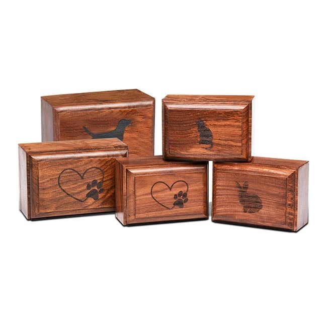 Small type Wooden Pet Cremation Urn