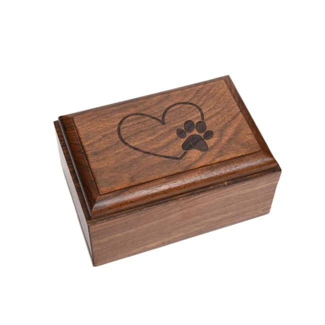 Small type Wooden Pet Cremation Urn