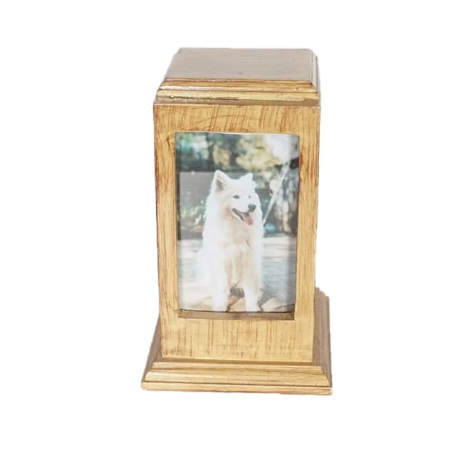 Wooden Photo Frame Urn for Display Pet Ashes