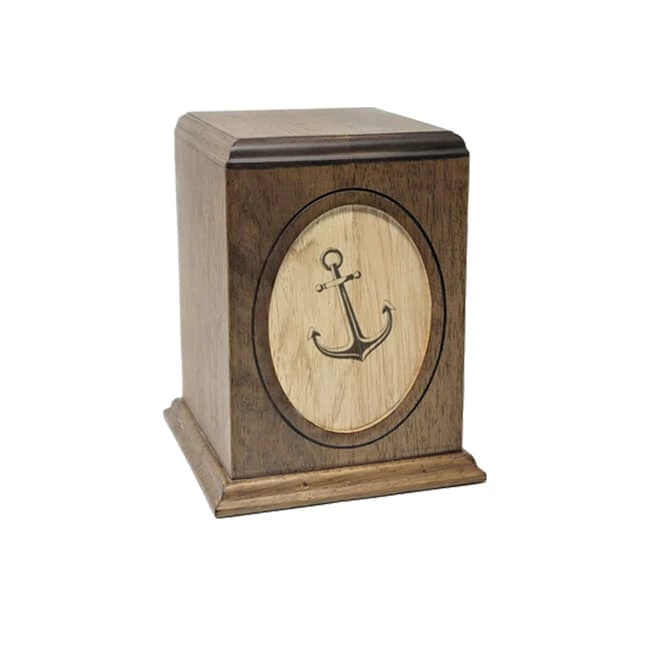 Solid Wood Butterfly Cremation Urn