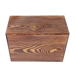 Natural Ripples Pattern Wood Cremation Urn for Ashes
