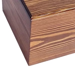 Natural Ripples Pattern Wood Cremation Urn for Ashes