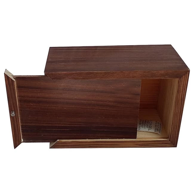 Natural Ripples Pattern Wood Cremation Urn for Ashes