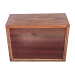 Natural Ripples Pattern Wood Cremation Urn for Ashes