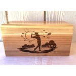 Golf Theme Pattern Cremation Urn
