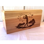 Golf Theme Pattern Cremation Urn