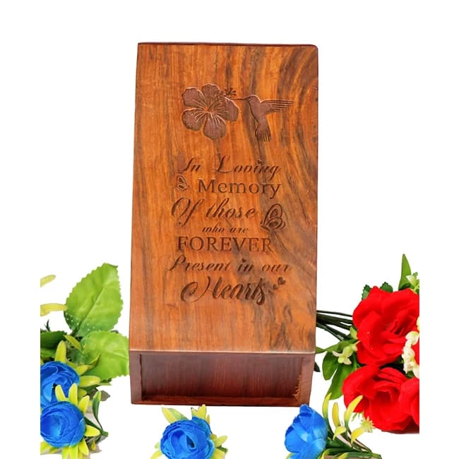 Hummingbirds Memorial Keepsake Urn Design Pattern