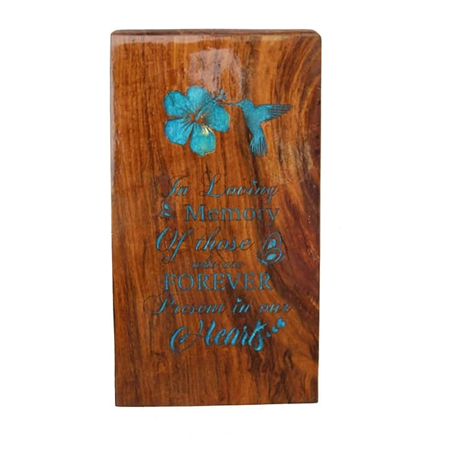 Hummingbirds Memorial Keepsake Urn Design Pattern