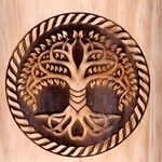Eco-Friendly Urn for Pet Tree of Life Handmade Cremation Urn Box