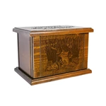 Sea Bass Wooden Funeral Cremation Urn