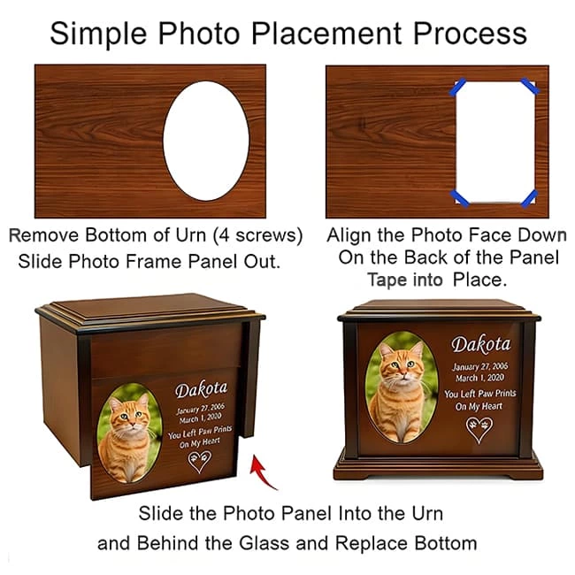 One-stop Design Wood Cremation Urns for Human or Pets