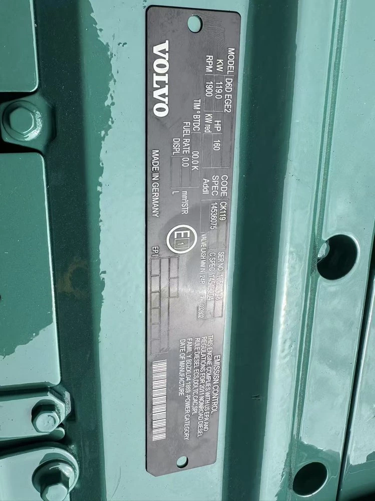 Volvo D6D / D6E Complete Diesel Engine