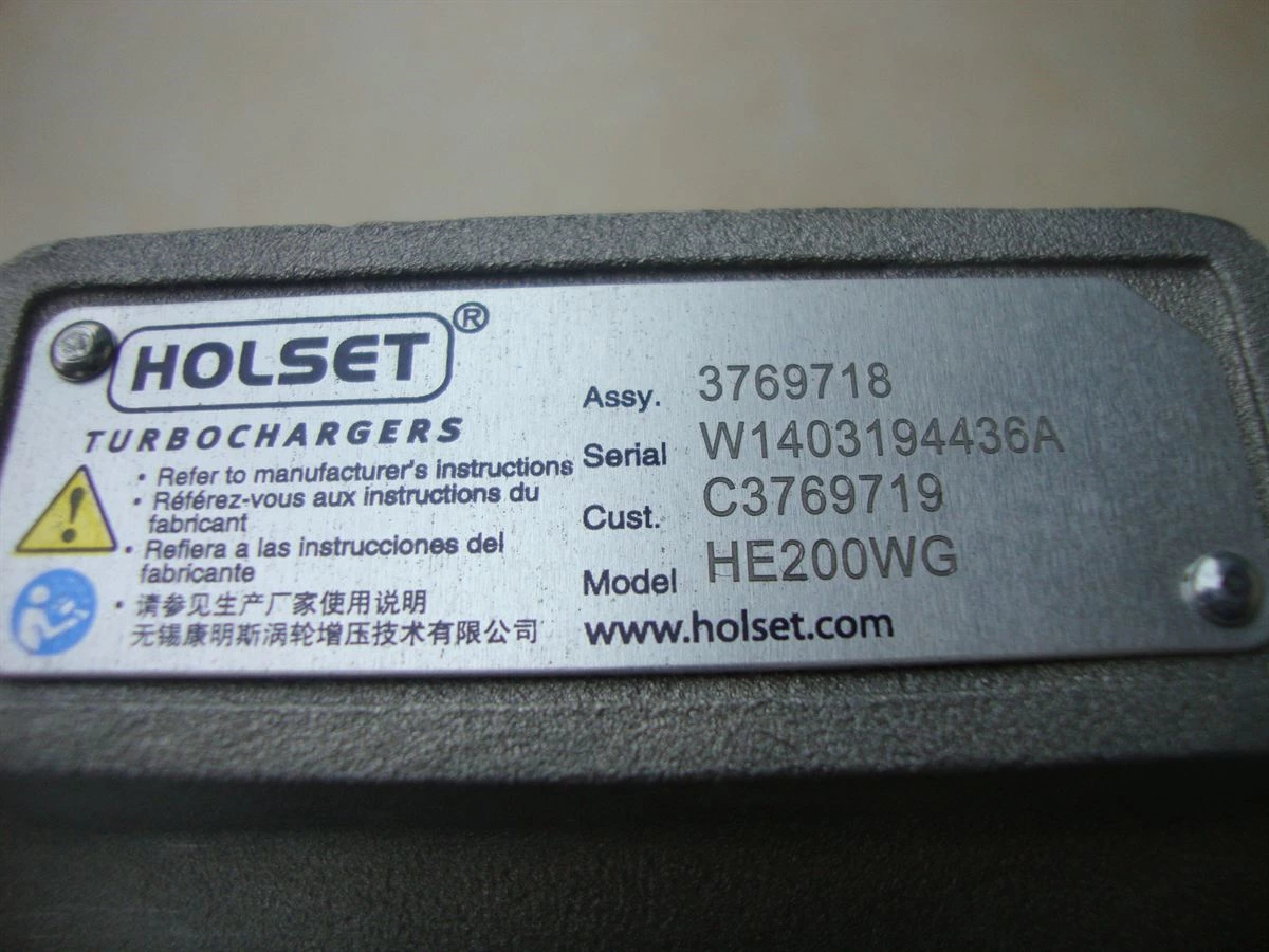 DCEC 4B Series Turbocharger