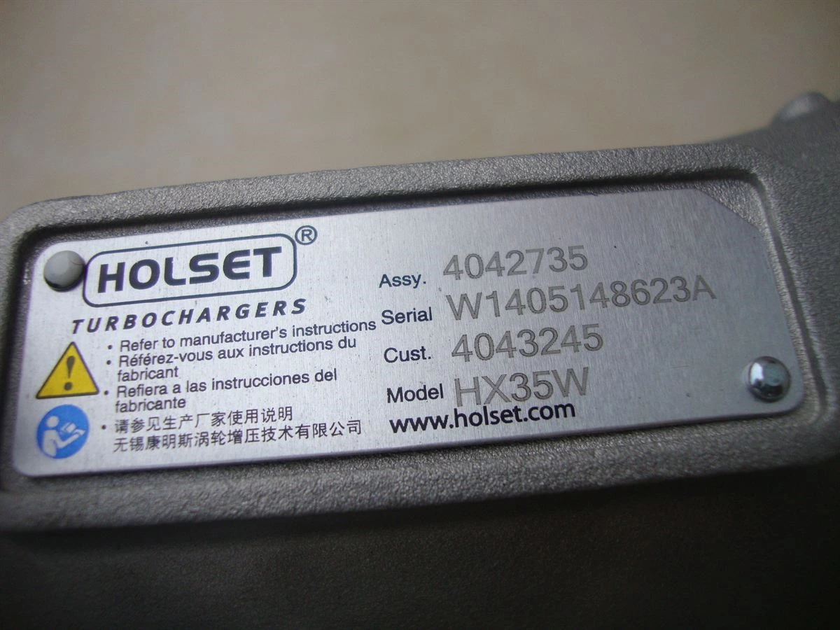DCEC 6B Series Turbocharger