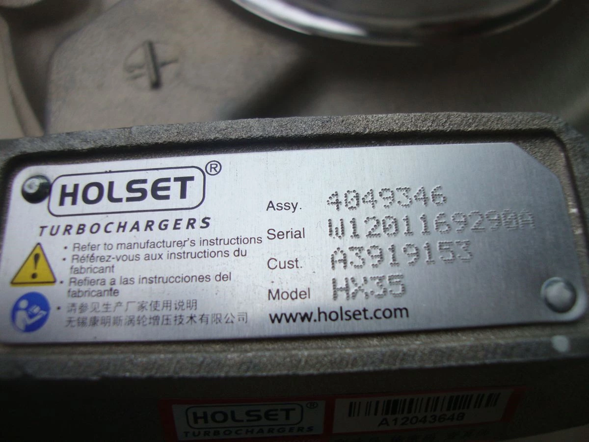 DCEC 6B Series Turbocharger