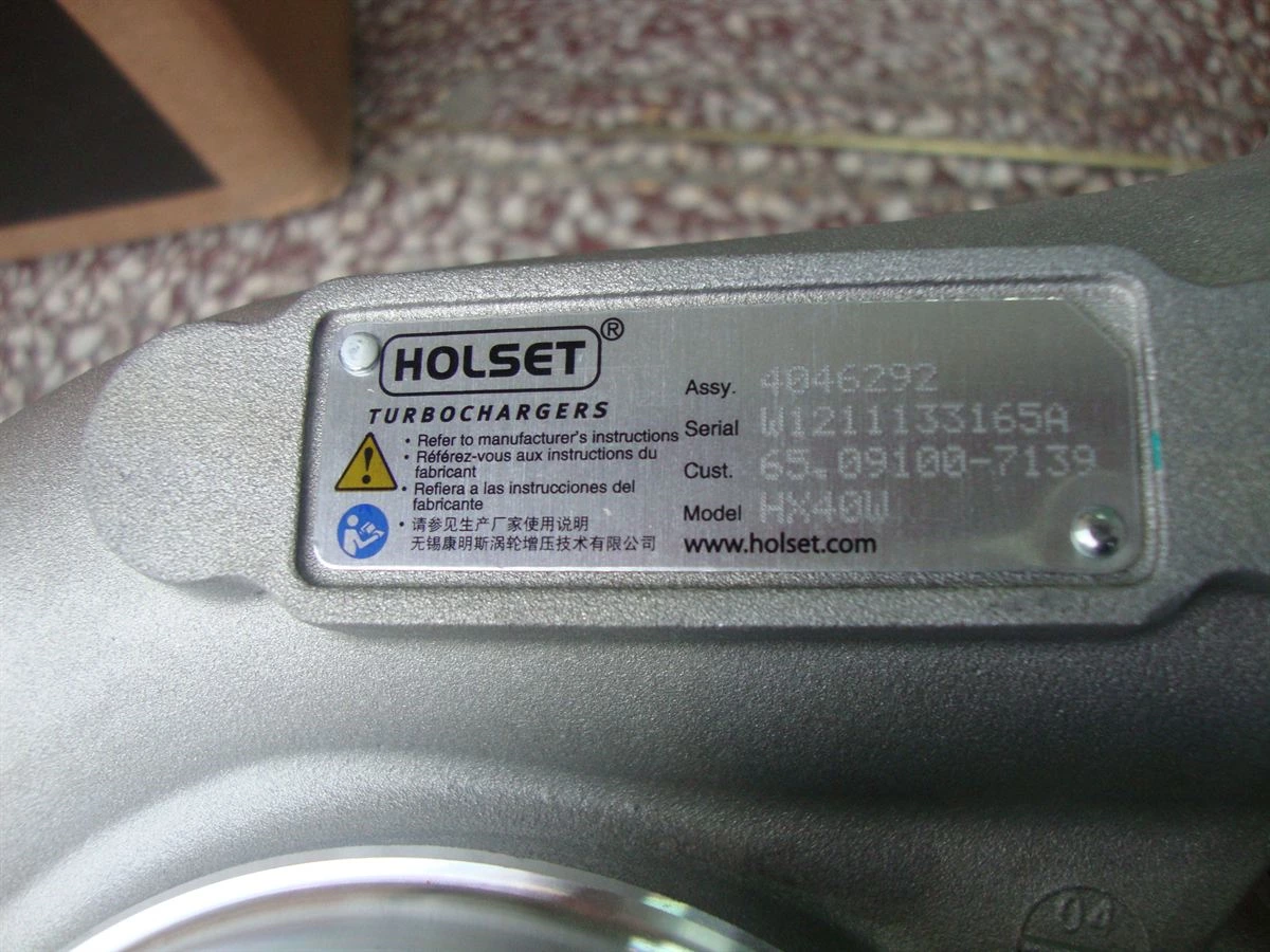 Doosan HX40W Turbocharger