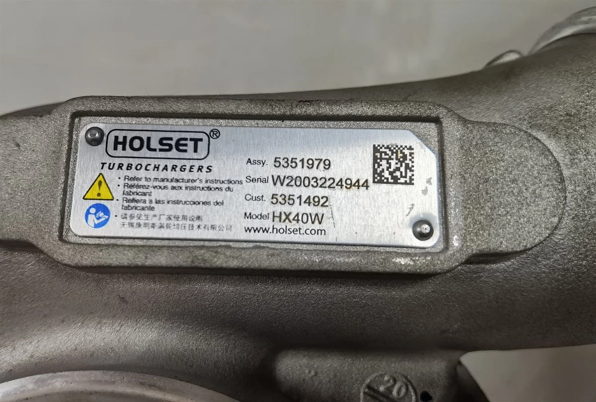 Cummins HX40W Turbocharger