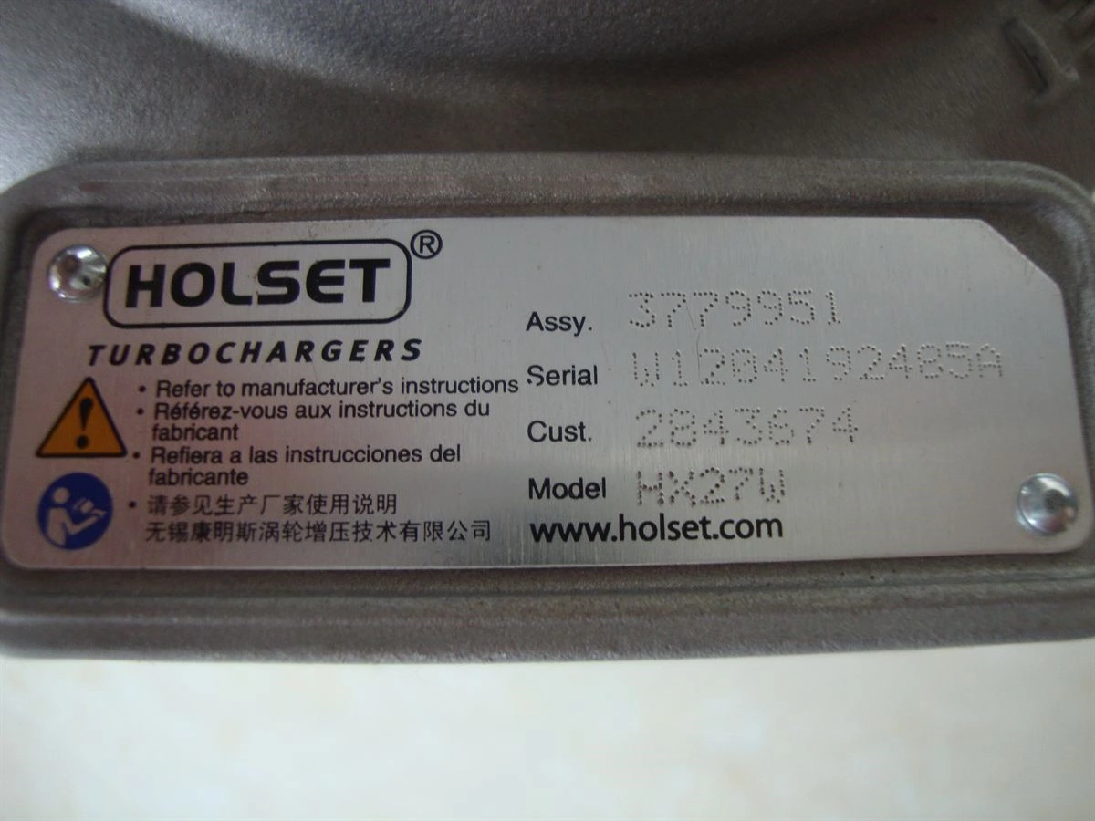 Foton Cummins HX27W Turbocharger