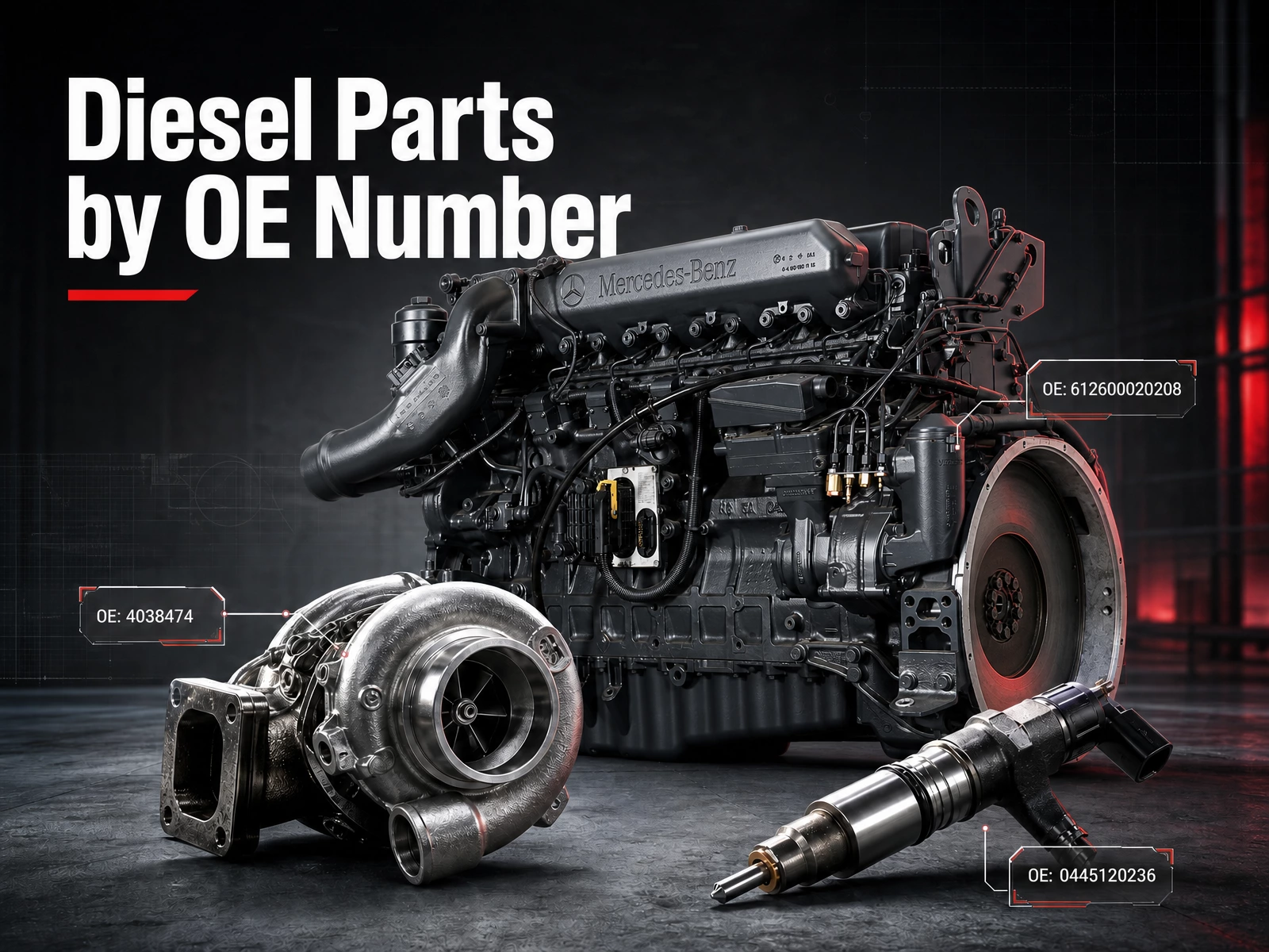Diesel Spare Parts with OE Number: How to Match